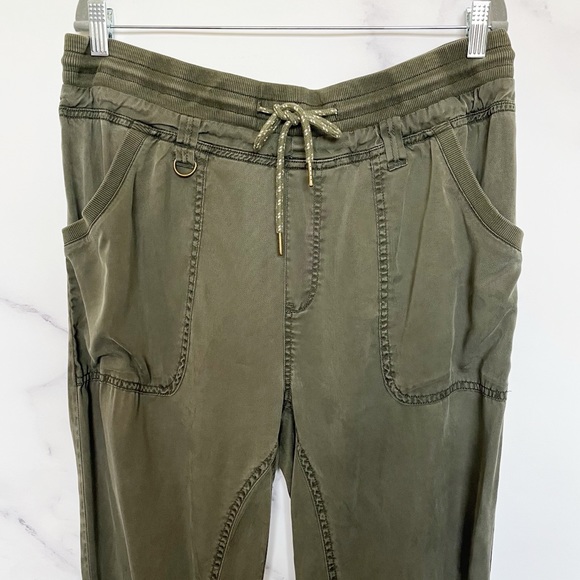 Anthropologie Pilcro Mallory Green Jogger Pants - Picture 6 of 13